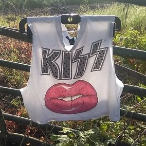 Live Nation Merchandise KISS Cropped Tee/Tank Top